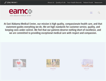 Tablet Screenshot of eamc.org